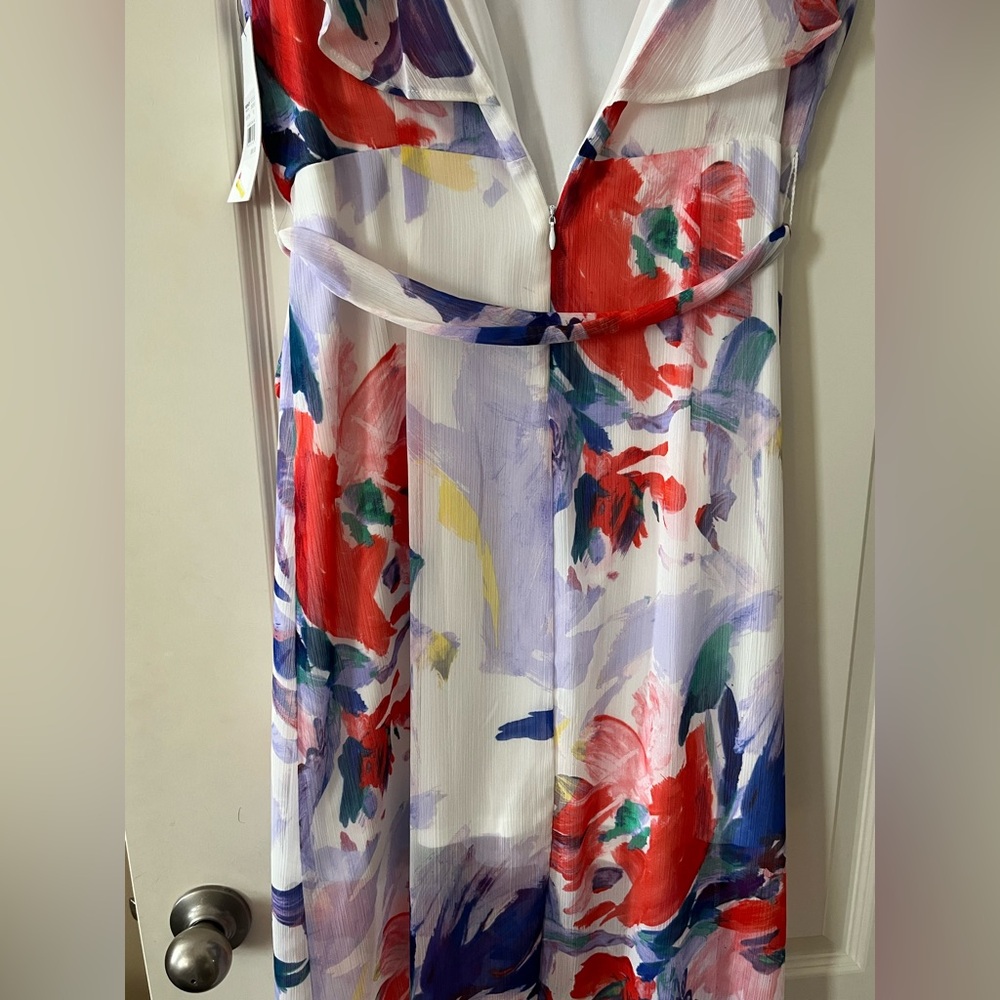 New! Harper Rose Sleeveless Ruffle Dress Lined Women’s size 12 - Picture 15 of 16